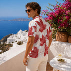 All-Over Print Men's Heavyweight Polyester Polo Shirt|210GSM