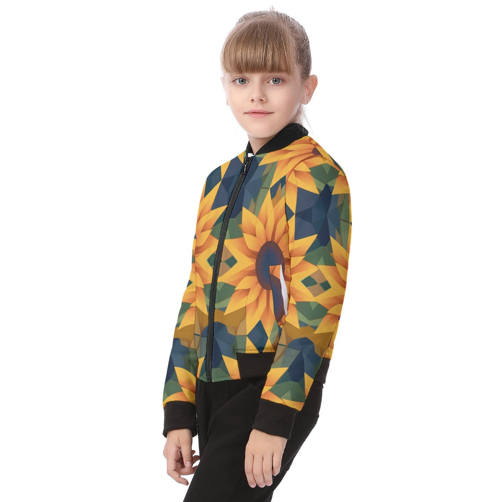 Blouson aviateur enfant imprimé all-over