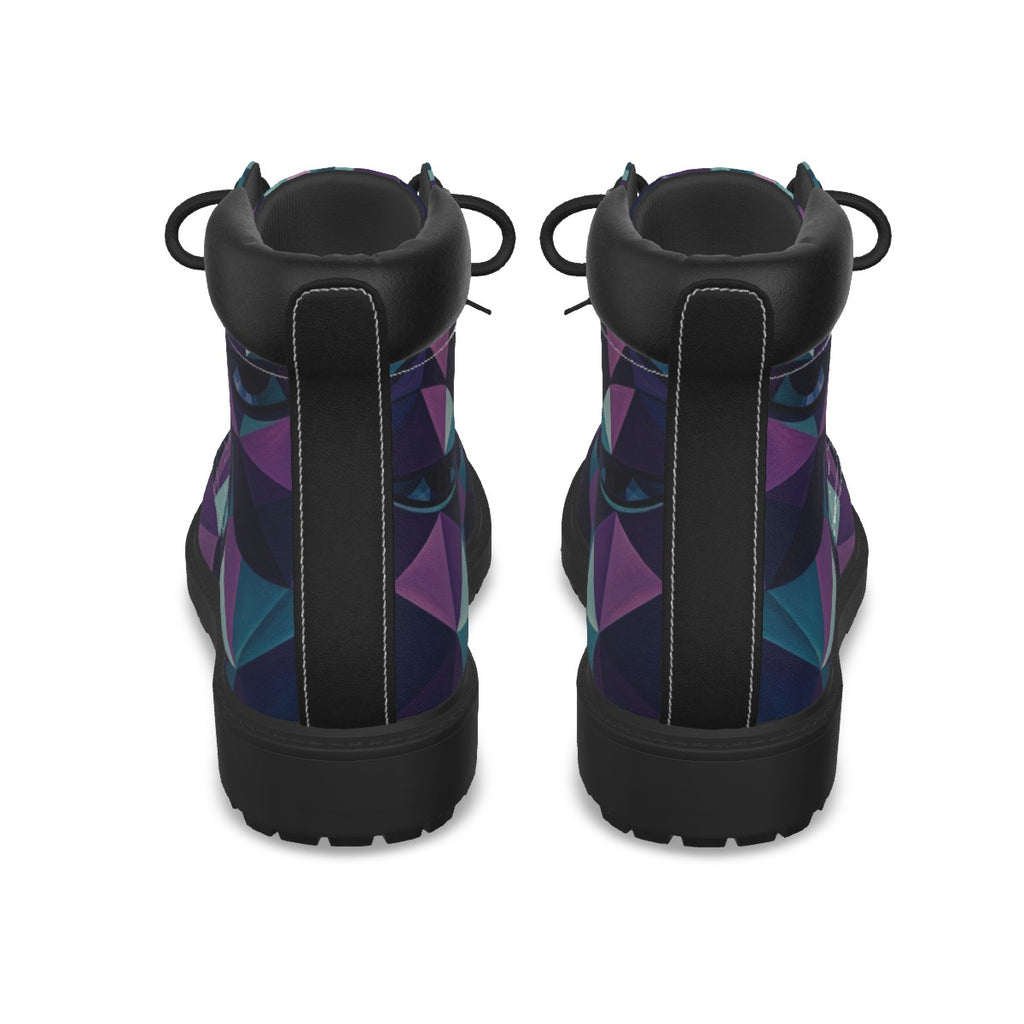 All-Over Print Men's Short Boots