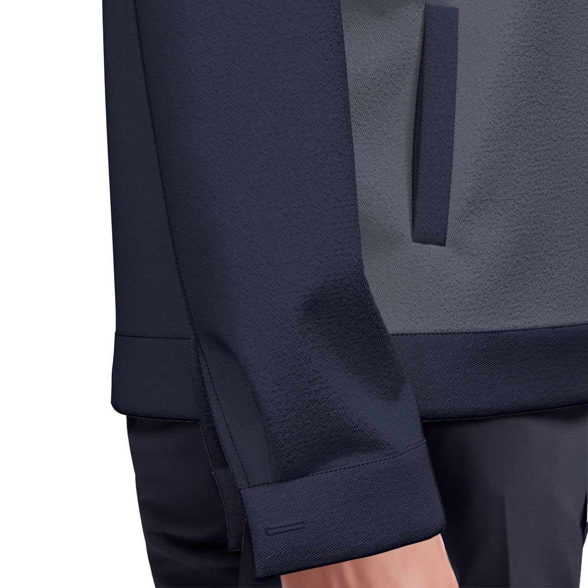 Giacca unisex con stampa all-over e revers | Cotone 245 g/m²