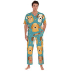 All-Over Print Unisex Scrub Set With Six Pocket