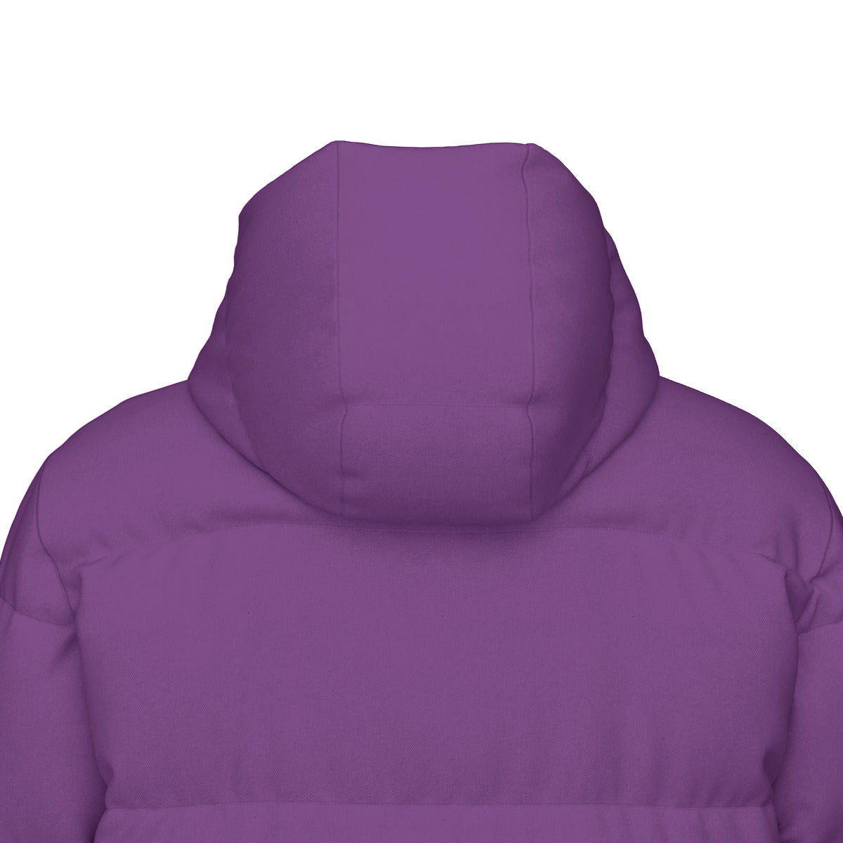Piumino lungo unisex con stampa all-over