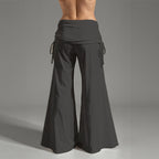All-Over Print Women's High Waist Wide Leg Pants