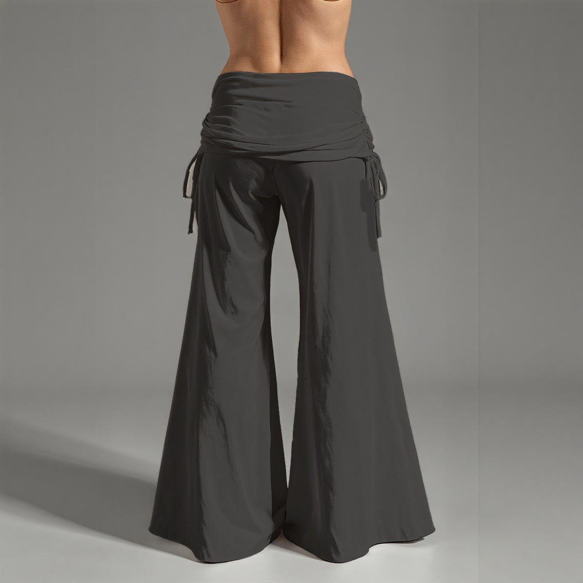 All-Over Print Women's High Waist Wide Leg Pants