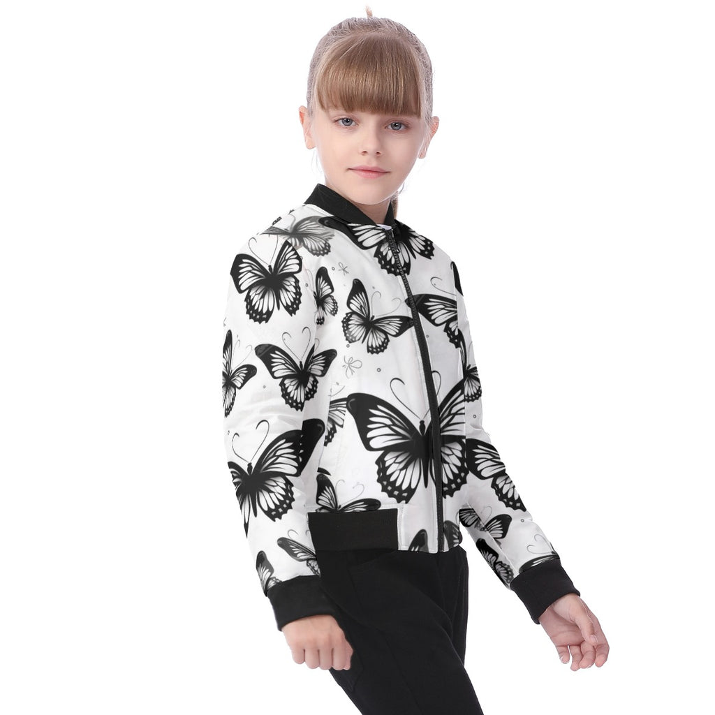 Blouson aviateur enfant imprimé all-over