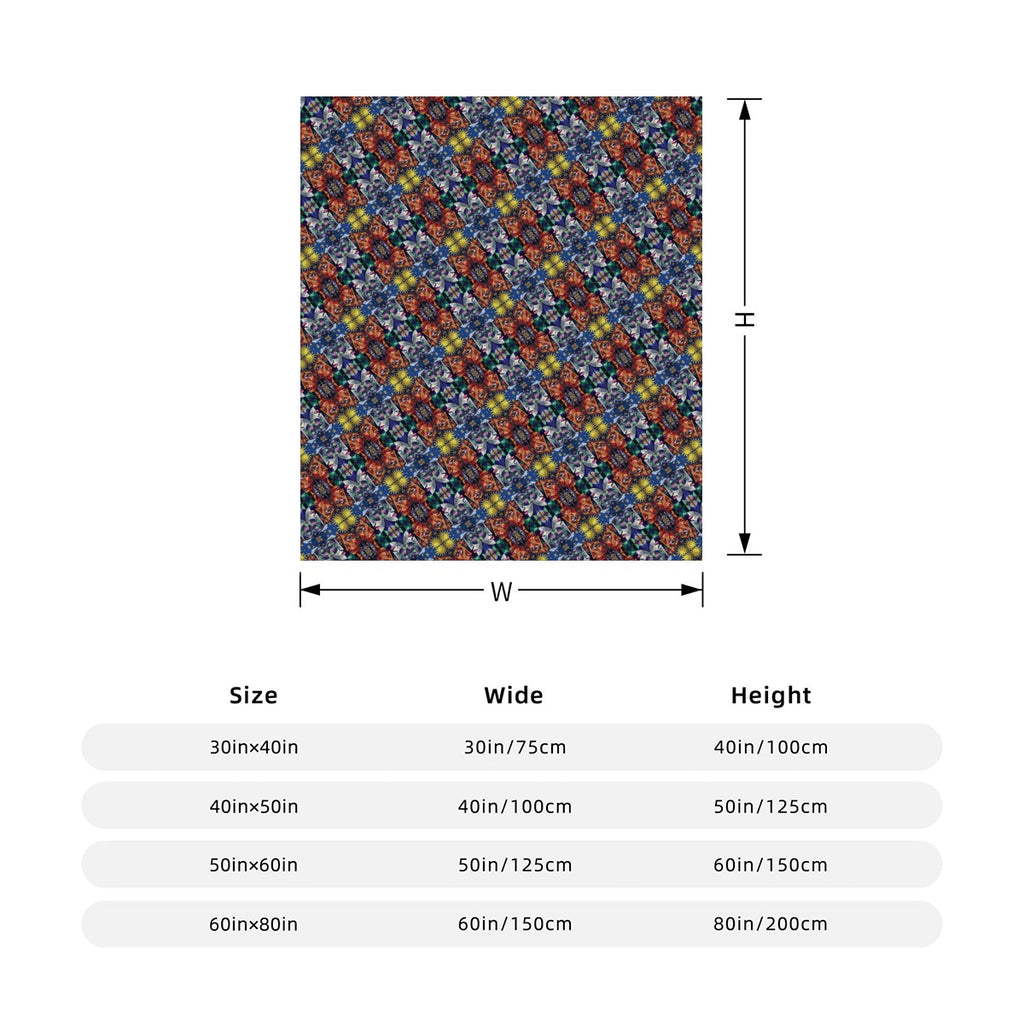 Gram Flannel Blanket - Vertical Style Printed in USA|290GSM