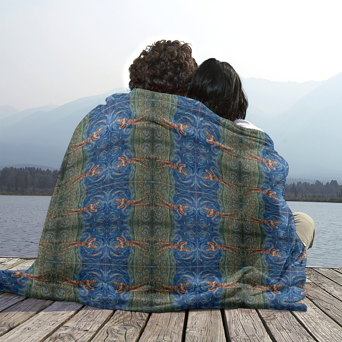 Single-Side Printing Flannel Blanket
