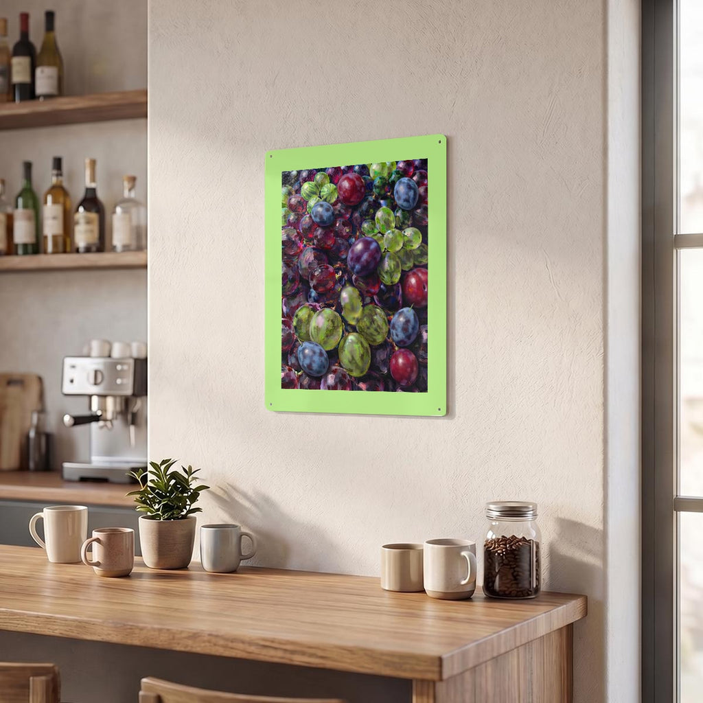 Thickened Rectangular Iron Wall Painting Printed in Canada