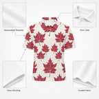 All-Over Print Men's Heavyweight Polyester Polo Shirt|210GSM