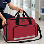 Borsa portaoggetti per pronto soccorso ad ampia capacità con bordatura riflettente