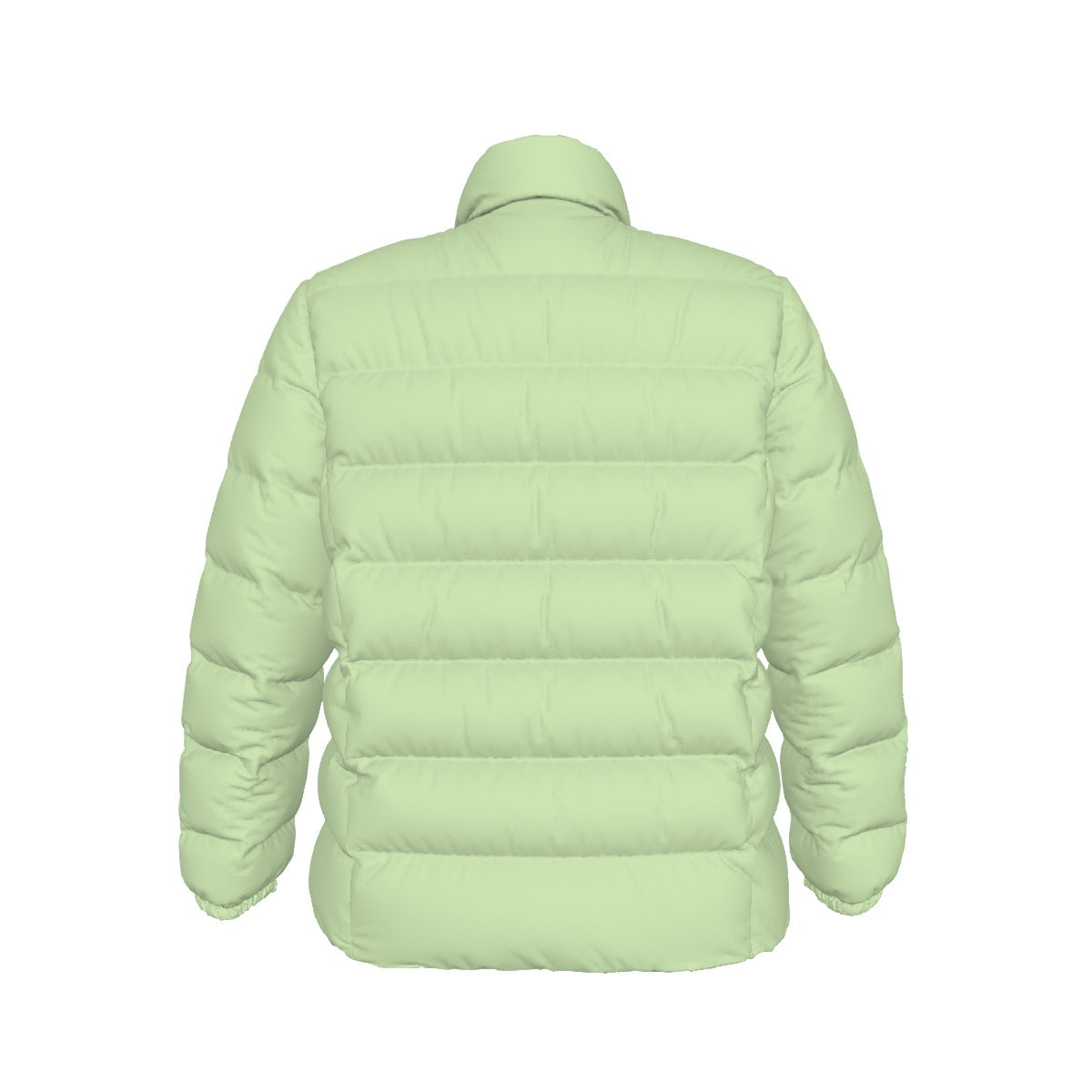 All-Over Print Unisex Stand collar slim down jacket