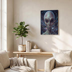 Thickened Rectangular Iron Wall Painting Printed in Canada