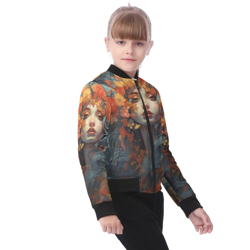 All-Over Print Kid's Bomber Jacket