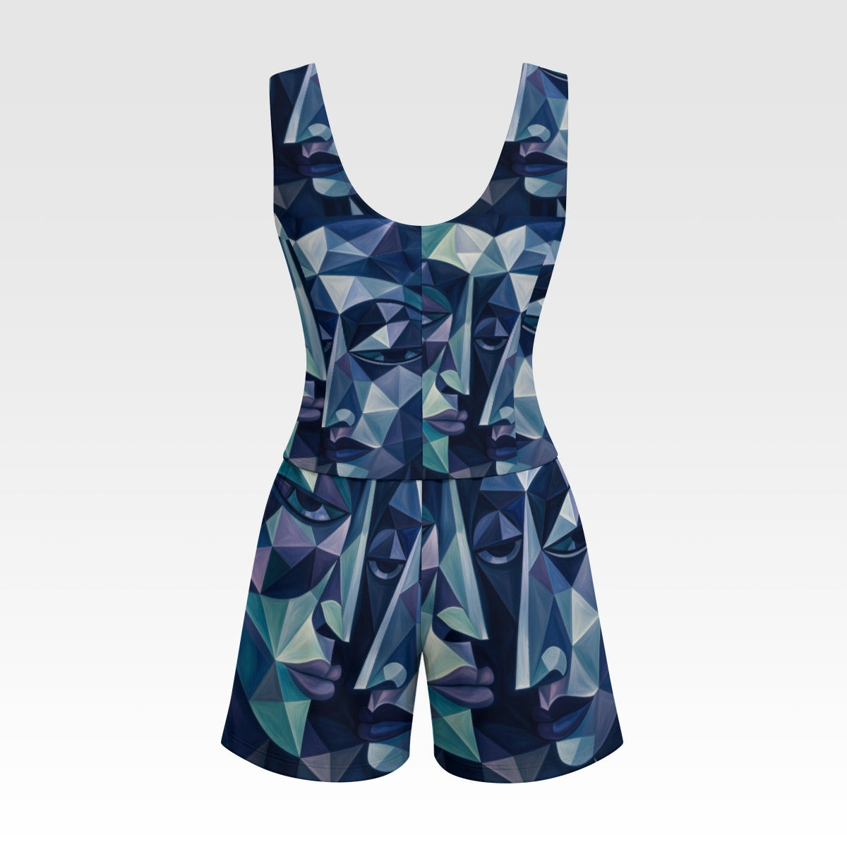 Set di pantaloncini modellanti con stampa all-over