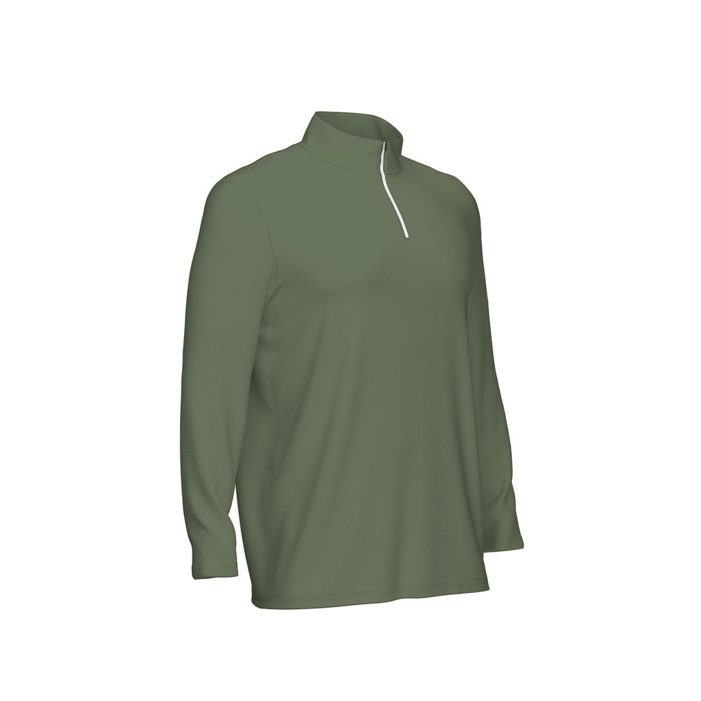 All-Over Print Men's Sports Collar Jersey With Long Sleeve| Interlock