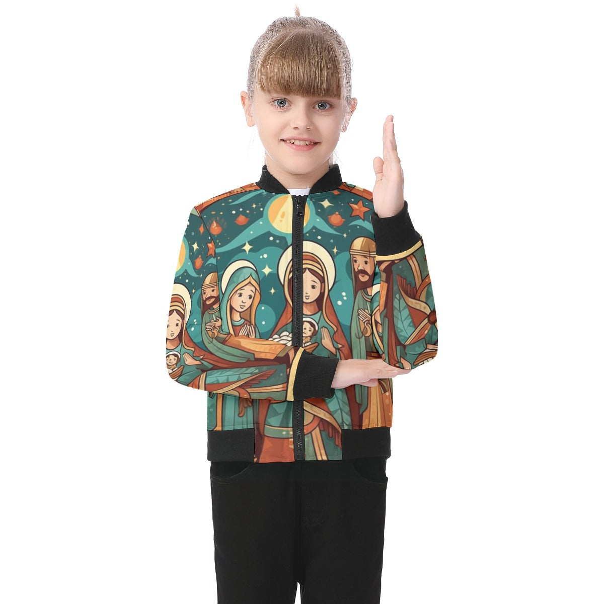 All-Over Print Kid's Bomber Jacket