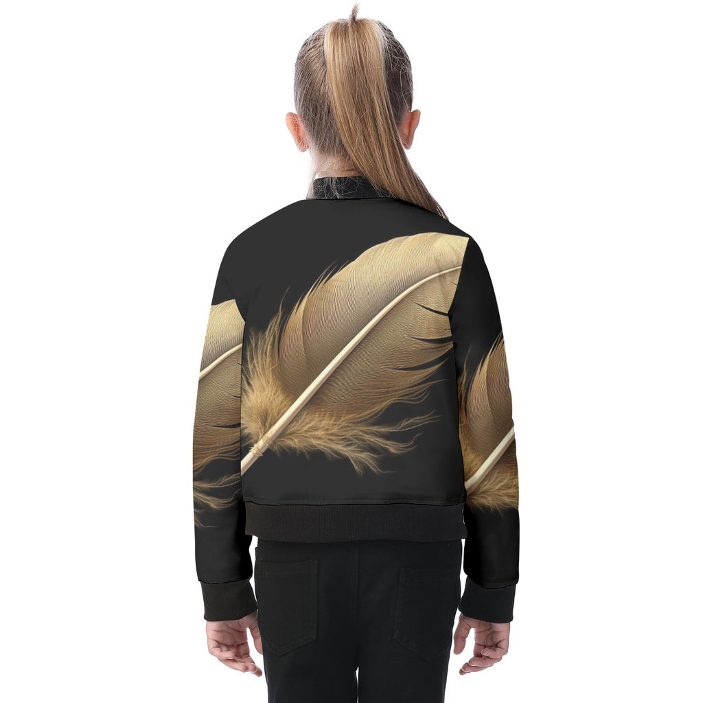 Blouson aviateur enfant imprimé all-over