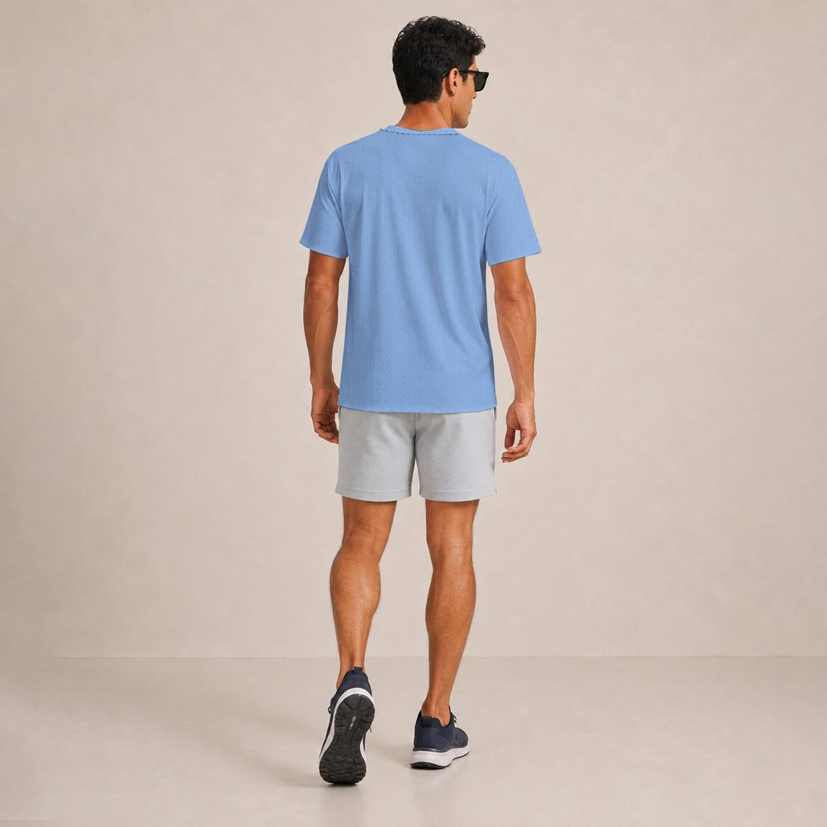 All-Over Print Men’s Classic V-Neck T-Shirt|Bonded Seam