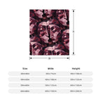 Gram Flannel Blanket - Vertical Style Printed in USA|290GSM