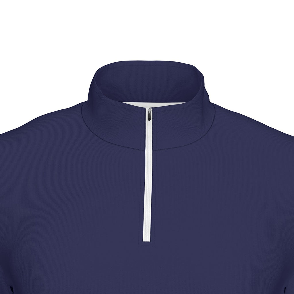 All-Over Print Men's Sports Collar Jersey With Long Sleeve| Interlock