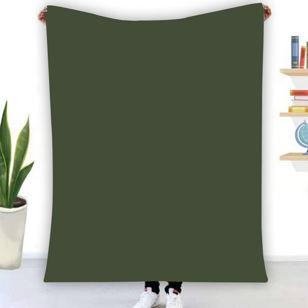 Single-Side Printing Flannel Blanket