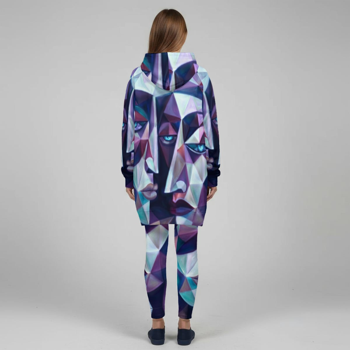 All-Over Print Women's Stretch Hoodie Set