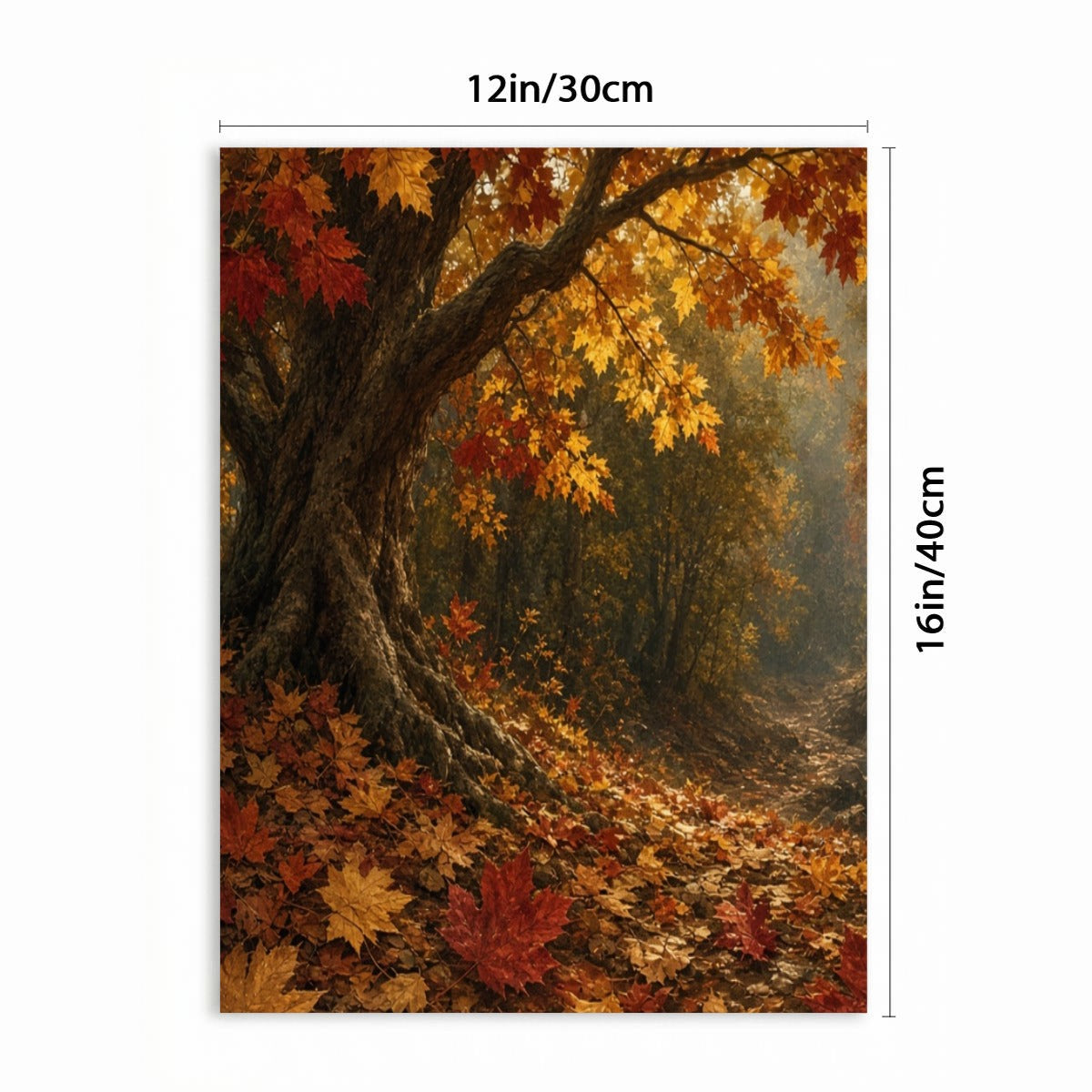 Vertical Framed Canvas Wall Art Printed in Canada