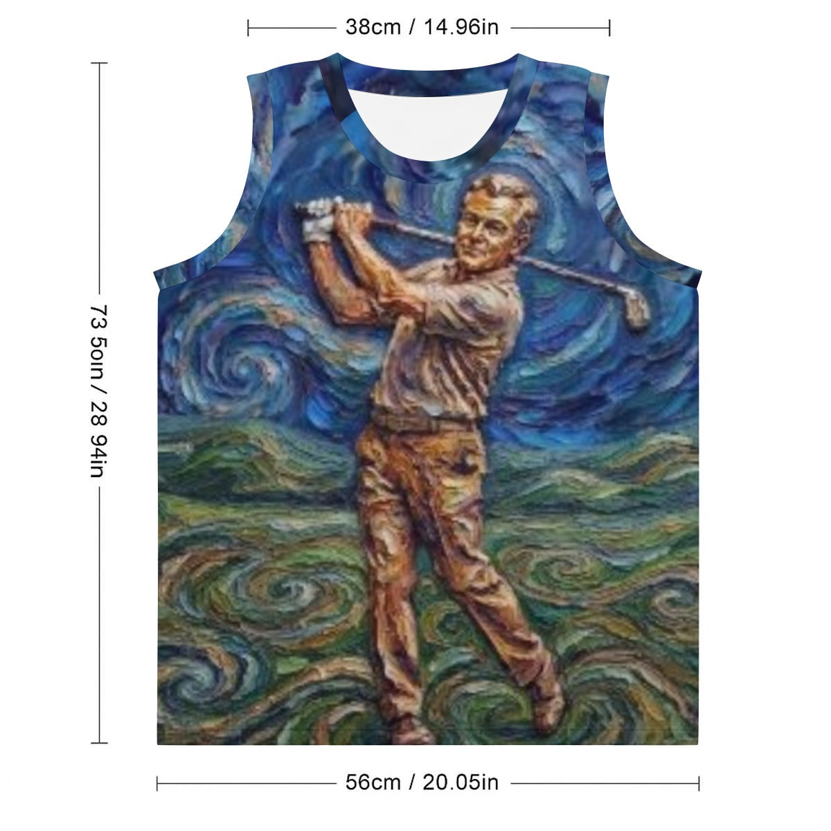 Golfer's All-Over Print Car Seat T-Shirt Cover
