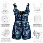 All-Over Print Shapewear Shorts Set