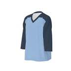 All-Over Print Men's V-neck Ice Hockey Jersey