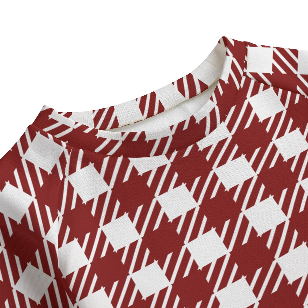 All-Over Print Kid's Knitted Fleece Set