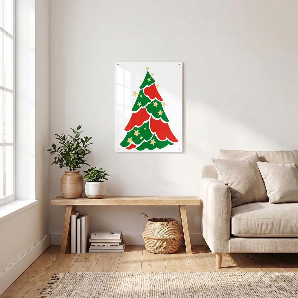 Thickened Rectangular Iron Wall Painting Printed in Canada