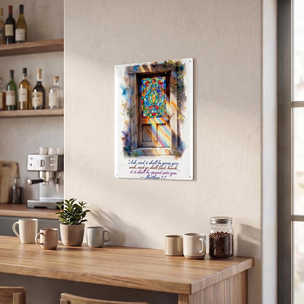 Thickened Rectangular Iron Wall Painting Printed in Canada