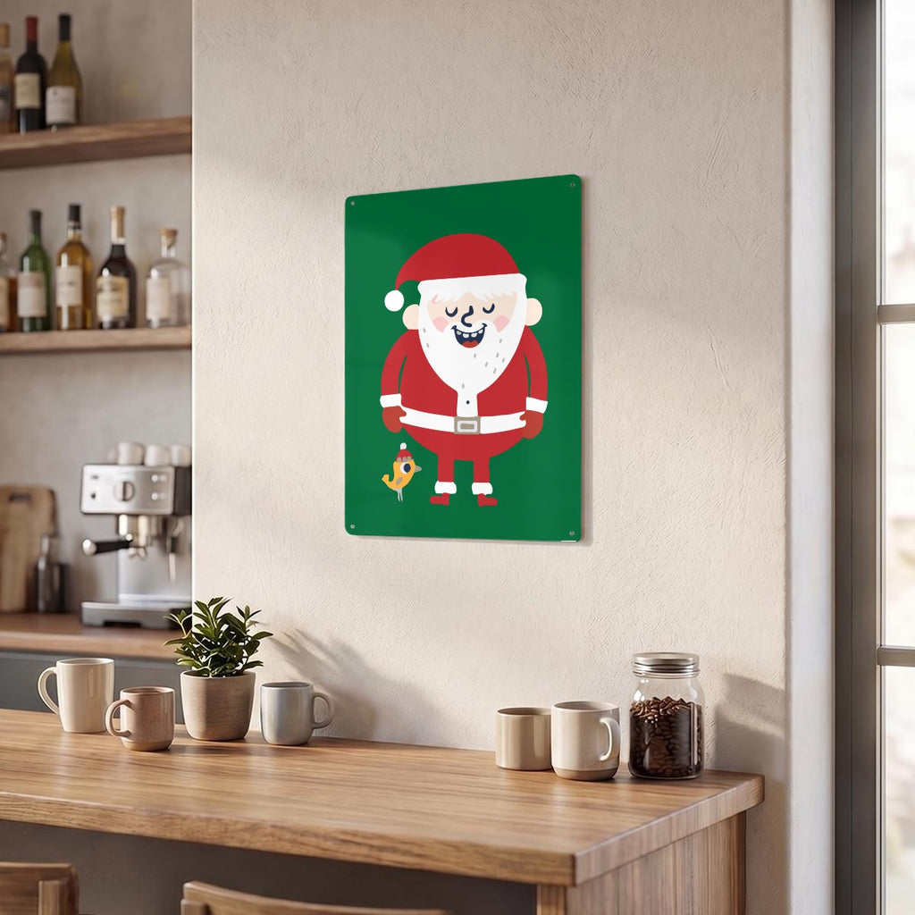 Thickened Rectangular Iron Wall Painting Printed in Canada