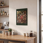 Thickened Rectangular Iron Wall Painting Printed in Canada