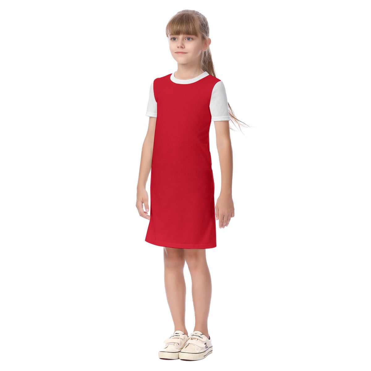 All-Over Print Kid's Short Sleeve Dress