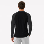 Top sportivo da uomo con protezione solare e stampa all-over