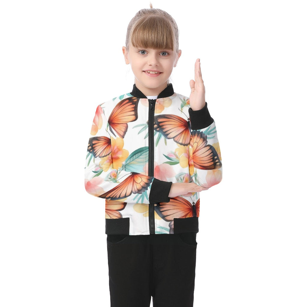 Chaqueta bomber para niños con estampado integral