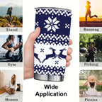 Custom 20OZ Tumbler With Sliding Lid Printed in USA