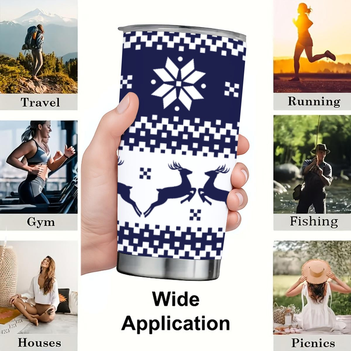 Custom 20OZ Tumbler With Sliding Lid Printed in USA