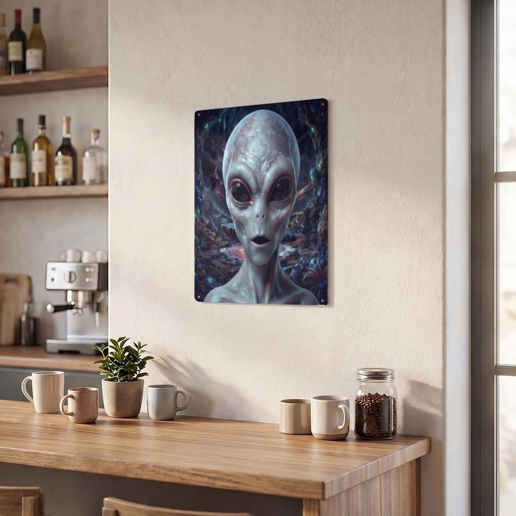 Thickened Rectangular Iron Wall Painting Printed in Canada