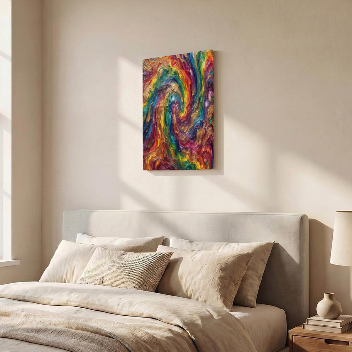 Vertical Framed Canvas Wall Art Printed in Canada