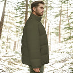 All-Over Print Unisex Stand-up Collar Down Jacket