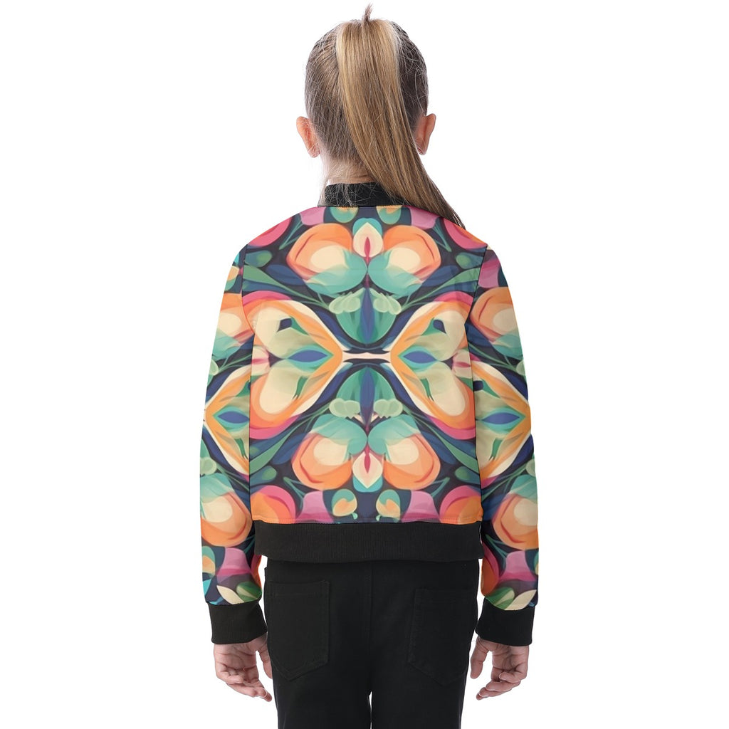 Blouson aviateur enfant à imprimé intégral