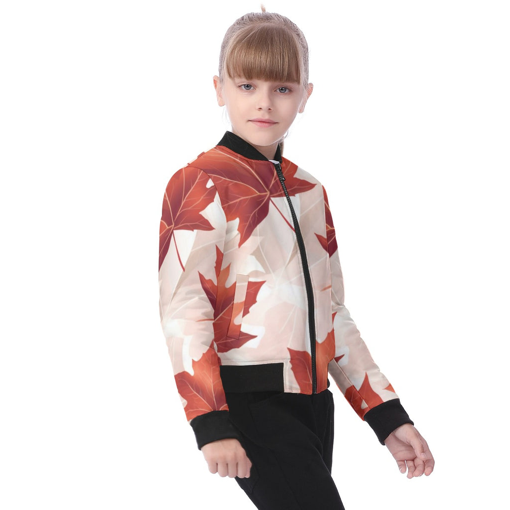 Blouson aviateur enfant imprimé all-over