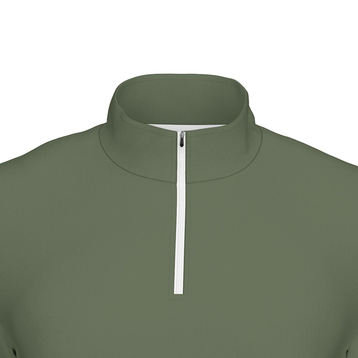 All-Over Print Men's Sports Collar Jersey With Long Sleeve| Interlock