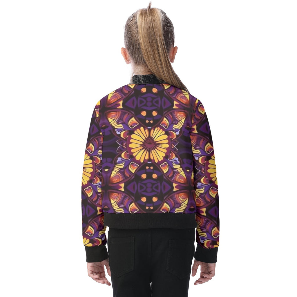 Blouson aviateur enfant imprimé all-over