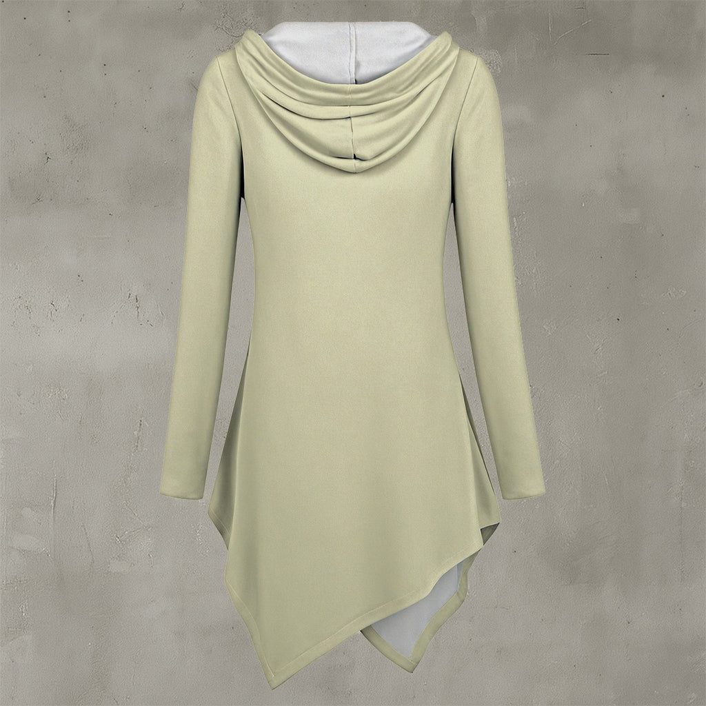 All-Over Print Women's Asymmetric Hem Hoodie