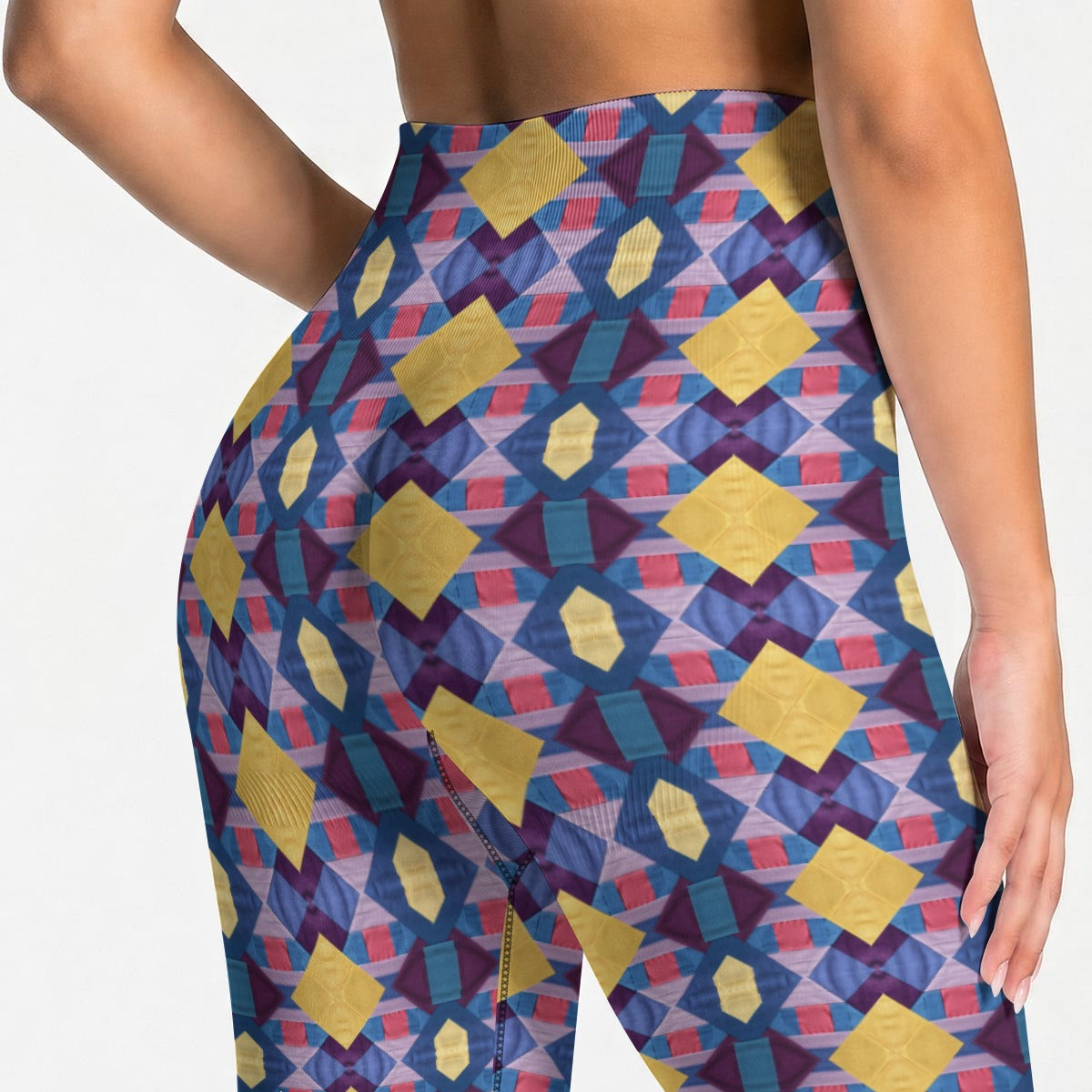 All-Over Print Women's Seamless High Waisted Butt-Lifting Leggings