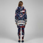 All-Over Print Women's Stretch Hoodie Set